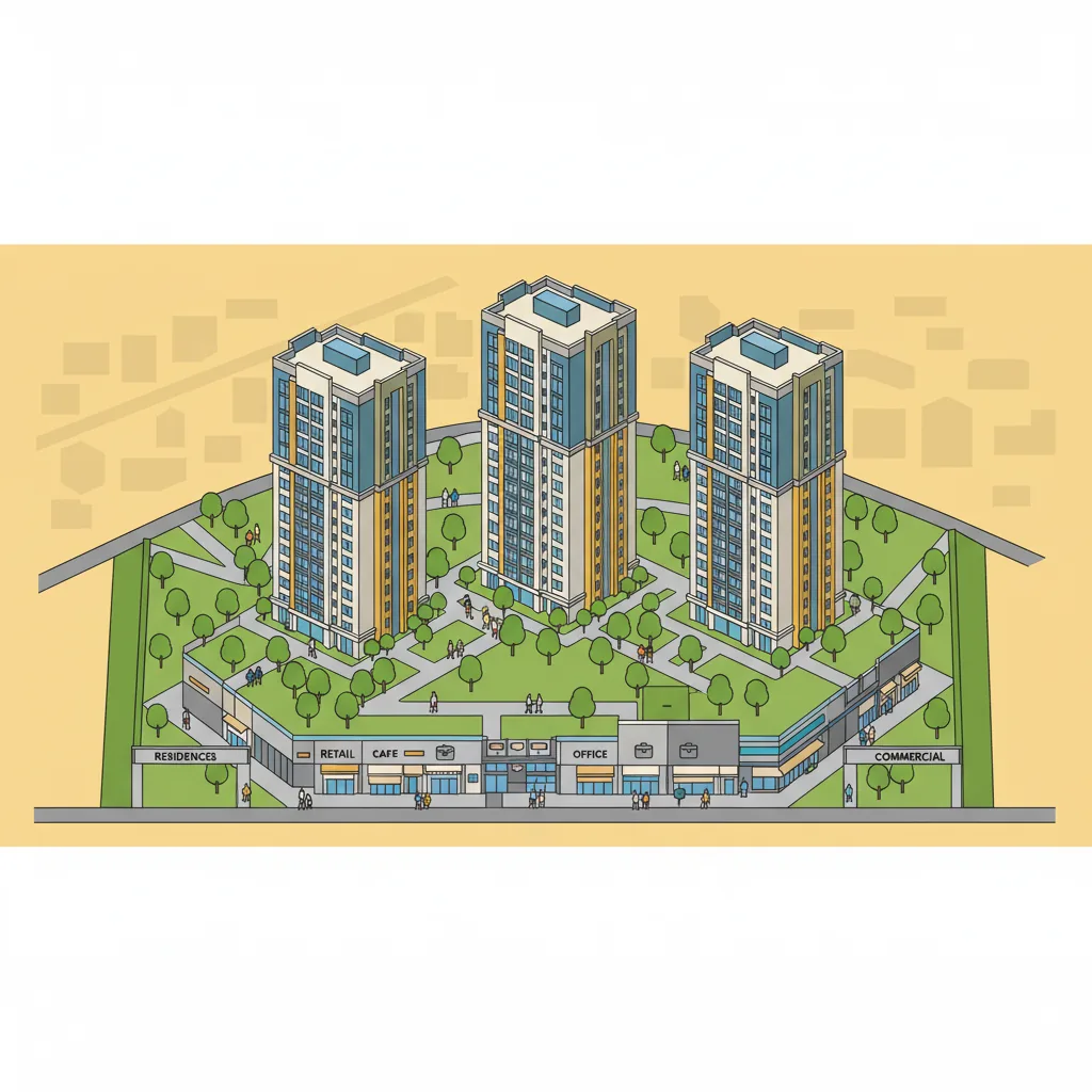 integrated apartments retail commercial hero