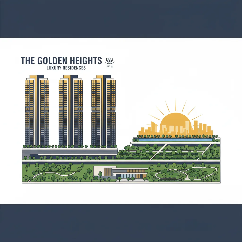 Is Brigade a Luxury Brand? Luxury real estate development architectural visualization with modern towers and green spaces