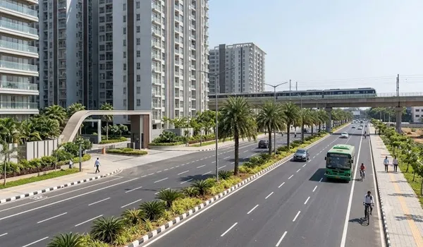 Premium luxury apartment complex in East Bangalore with rooftop swimming pool at Brigade Granada