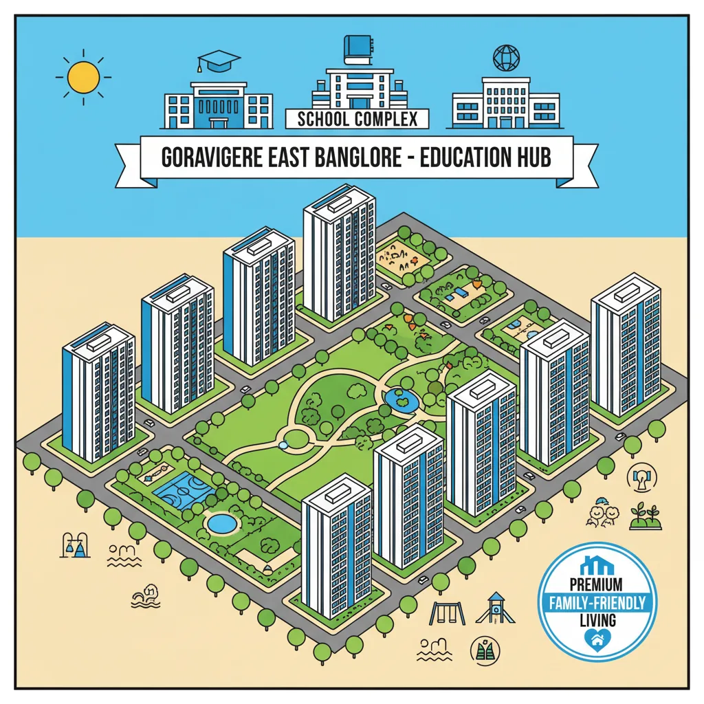 Schools near Brigade Granada - Modern residential township with nearby educational institutions in Goravigere, East Bangalore